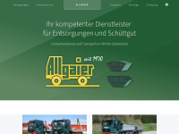 container-allgaier.de Webseite Vorschau