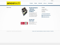 ancotech.de Webseite Vorschau