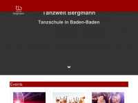 tanzwelt-bergmann.de Webseite Vorschau