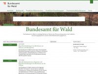 bundesamt-wald.at Webseite Vorschau
