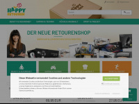 happy-retouren.de Webseite Vorschau