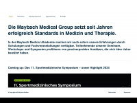 maybachmedical-akademie.de Webseite Vorschau