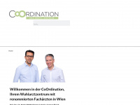 co-ordination.at Webseite Vorschau