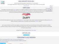 vfamds.org Webseite Vorschau