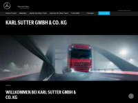 mercedes-benz-trucks-sutter.de Webseite Vorschau