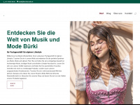 musikundmode.ch Webseite Vorschau