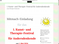 therapie-festival.de Webseite Vorschau