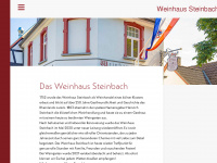 weinhaussteinbach.de Webseite Vorschau