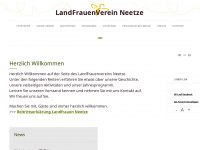 landfrauenverein-neetze.de Webseite Vorschau