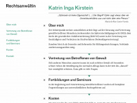 kanzlei-kirstein.de Webseite Vorschau