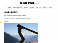 heidipixner.com Webseite Vorschau