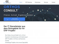orthos-consult.de Webseite Vorschau