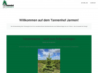 tannenhof-jarmen.de Webseite Vorschau
