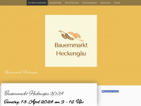 bauernmarkt-heckengaeu.de Webseite Vorschau