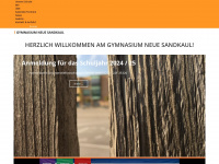 gymnasium-neue-sandkaul.de Webseite Vorschau