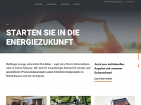 raedlinger-energy.de Webseite Vorschau