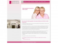 mammographie-screening-suedhessen.de Webseite Vorschau