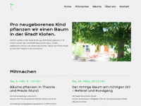 baumprokind.ch Webseite Vorschau