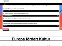 europa-foerdert-kultur.eu Webseite Vorschau