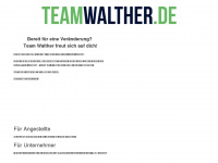 teamwalther.de Webseite Vorschau