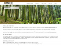 rombach-saegewerk.com Webseite Vorschau