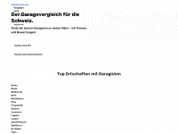 garage-vergleich.ch Webseite Vorschau