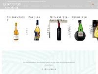 le-bouchon.ch Webseite Vorschau