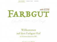 farbgut-hof.ch Webseite Vorschau