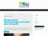 green-elephant-energy.eu Webseite Vorschau