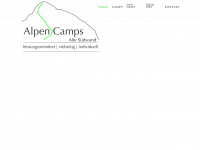 alpencamps.com Webseite Vorschau