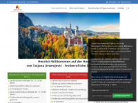 tanja-deutschkurse.de Webseite Vorschau
