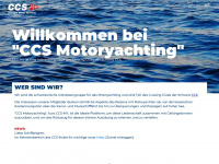 ccs-motoryachting.ch Webseite Vorschau