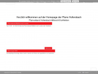 pfarre-hollersbach.at Webseite Vorschau