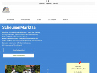 scheunenmarkt1a.de Webseite Vorschau