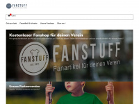 fanstuff.de Webseite Vorschau
