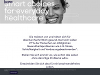 karohealthcare.de Webseite Vorschau