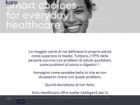 karohealthcare.it Webseite Vorschau