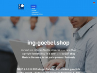 ing-goebel.shop Webseite Vorschau