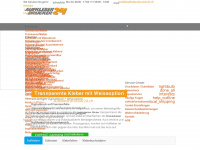 aufkleberdrucker24.ch Webseite Vorschau