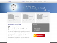 zed-solar.com Webseite Vorschau