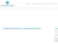 zahnarzt-zuchanke.de Webseite Vorschau