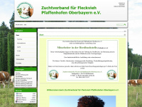 zv-pfaffenhofen.de Webseite Vorschau