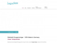linguafresh-zungenreiniger.de Webseite Vorschau