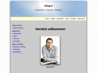 allegroconsulting.ch Webseite Vorschau
