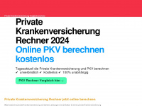 rechner.private--krankenversicherung.com Webseite Vorschau