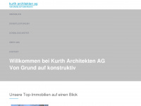 kurtharchitektenag.ch Webseite Vorschau