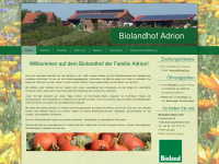 biohof-adrion.de Webseite Vorschau