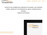 autozentrum-frankenthal.de Webseite Vorschau