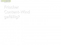 content-creation.at Webseite Vorschau