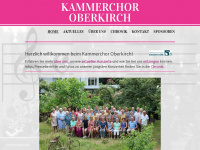 kammerchor-oberkirch.de Webseite Vorschau